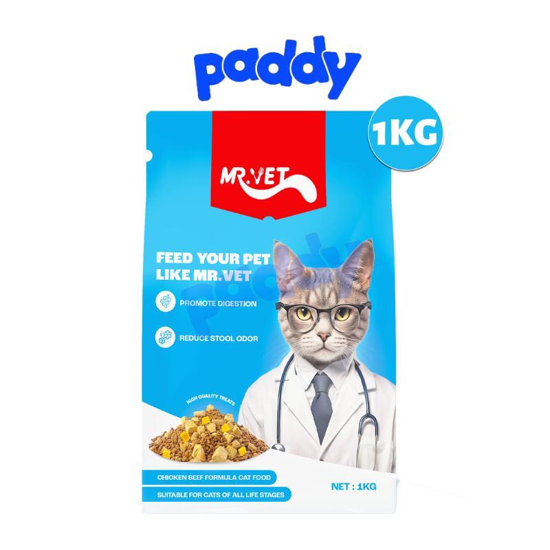  Hạt Mr Vet Cho Mèo Mọi Lứa Tuổi T1 T2 T3 T4 Có Topping Thịt Sấy Urinary Skincoat Indoor Care 