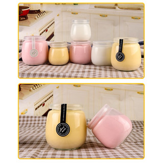 Hũ Thuỷ Tinh Đựng Gia Vị Sữa Chua Béo 100ml 200ml