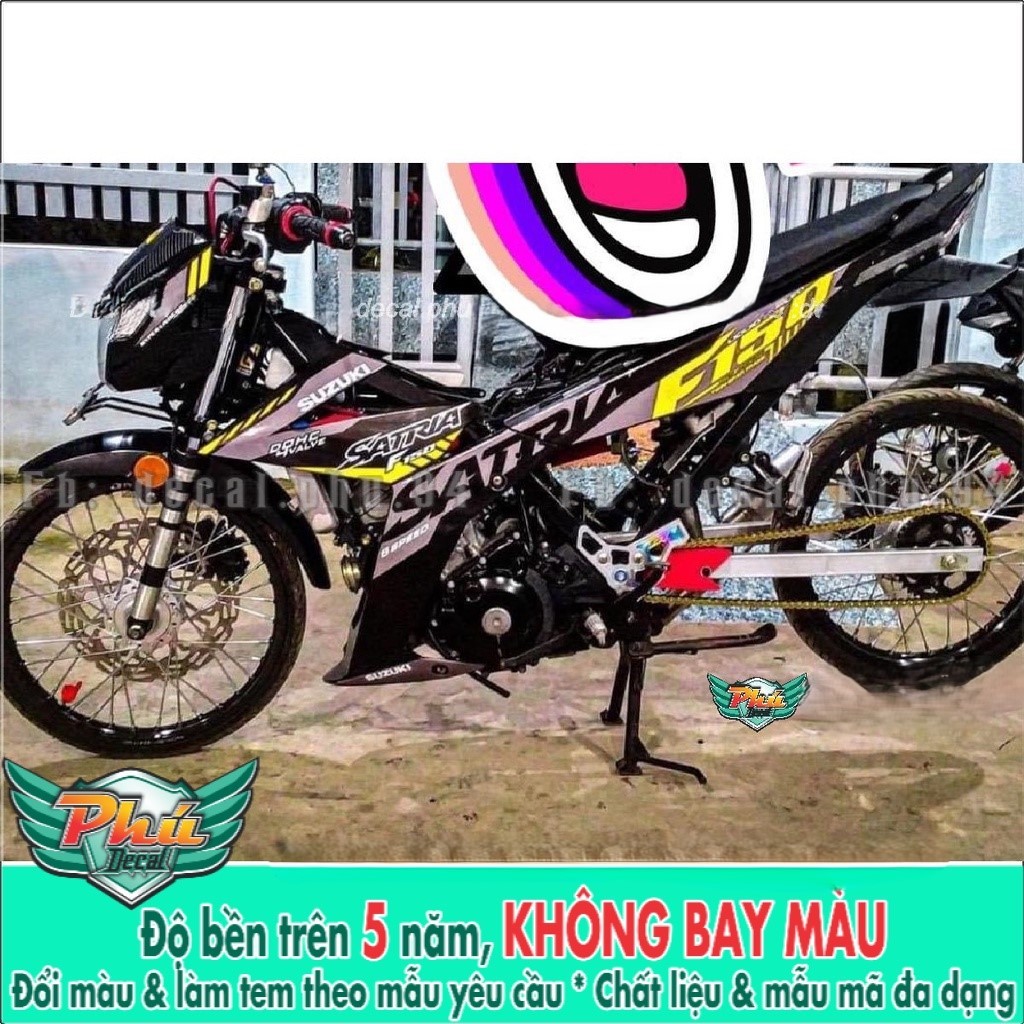 Tem Rời Satria xám đen (K) -1
