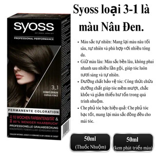 Tẩy Tóc Syoss, Thuốc Nhuộm Tóc Syoss Bền Màu Vĩnh Cửu-Hàng Đức Đủ Bill