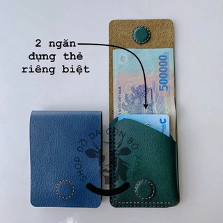 Ví Sen da bò thật handmade