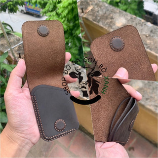 Ví Sen da bò thật handmade