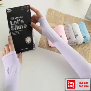 Găng tay chống nắng Let slim coolmate nam nữ dùng ống tất tay chống nắng dài thoáng khí cao cấp