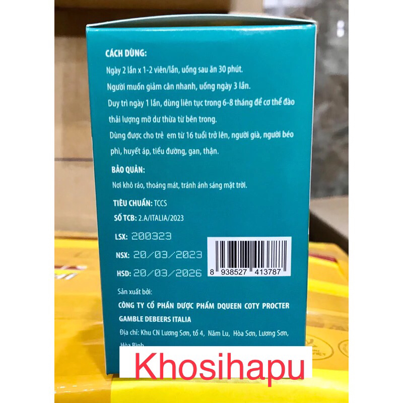Viên uống thảo mộc Detox X3 Keto giảm cân an toàn đốt cháy mỡ thừa lấy lại dáng vóc sau sinh eo thon gọn chính hãng 30v