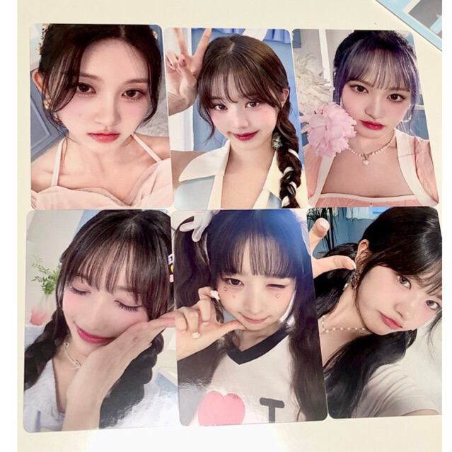 [DEAL NHẬT] PHOTOCARD IVE card bo góc official thủ lĩnh thẻ bài bo góc