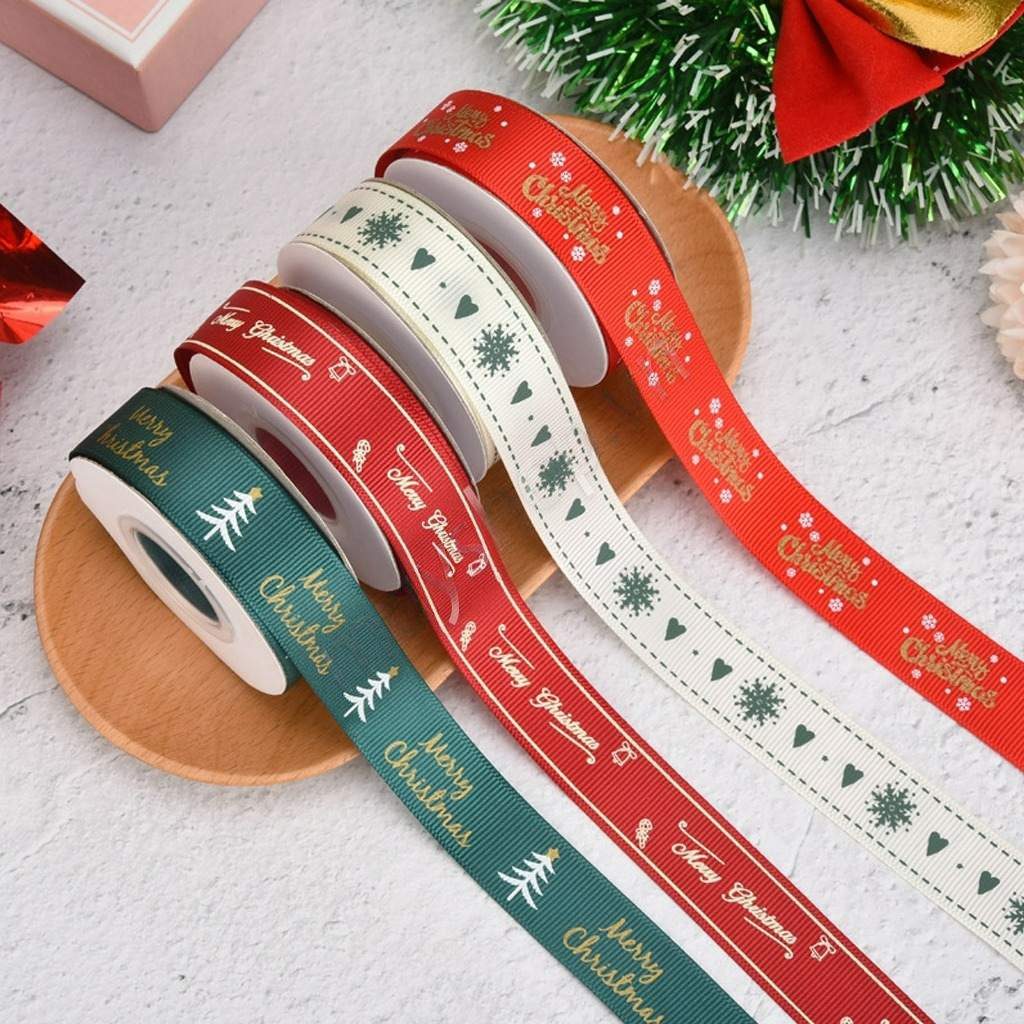 Ruy băng lụa Merry Christmas