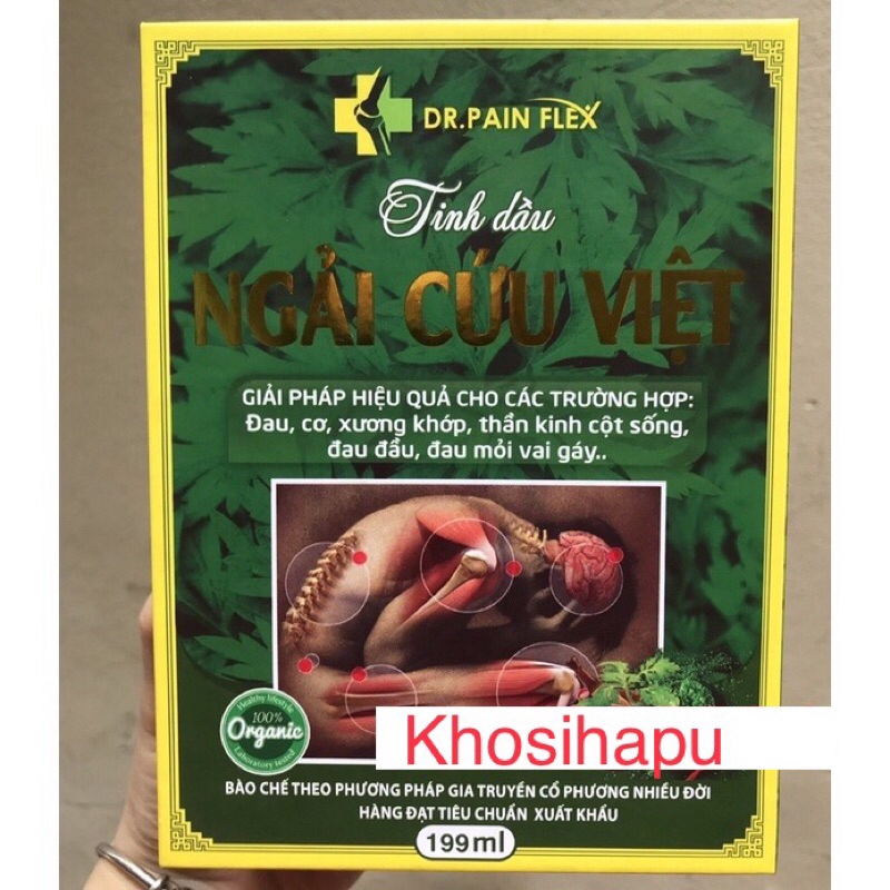 Tinh dầu Ngải cứu Việt xoa bóp giảm đau xương, cơ, khớp… hiệu quả chính hãng 199ml