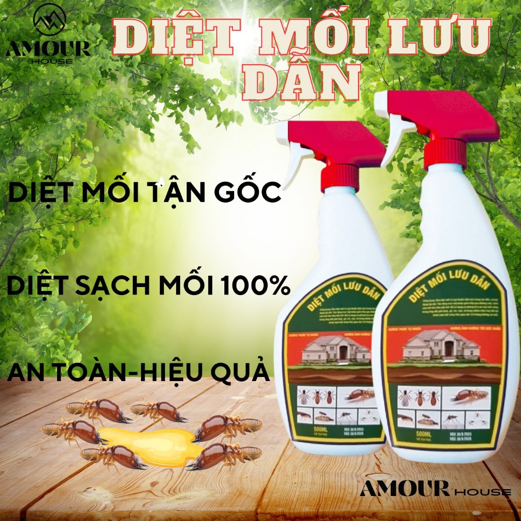 DIỆT MỐI LƯU DẪN, DIỆT MỐI TẬN GỐC, CÓ TÍNH XÔNG HƠI NGÓC NGÁCH, NƠI TRÚ ẨN CỦA MỐI CHÚA