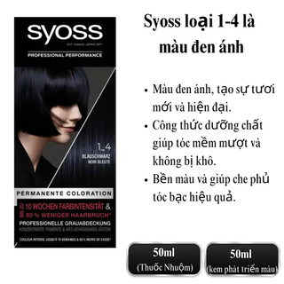 Tẩy Tóc Syoss Đức 13-0, 13-5 – Đức
