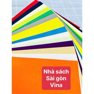 Xấp 10 Tờ Bìa Giấy Ganh Cứng A4 Định Lượng Dày 180gsm Màu Sắc Đa Dạng Dùng Để Đóng Bìa Tài Liệu,Làm Giấy Thủ Công, In Ấn
