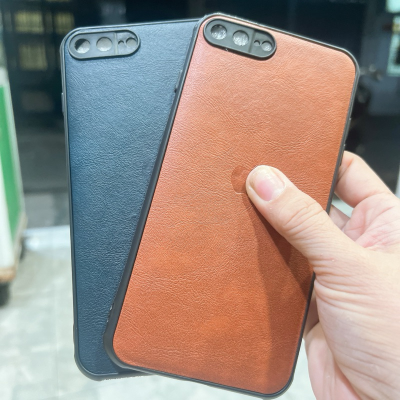 Ốp lưng iPhone 7plus / 8plus dẻo 3d chống sốc, giả da