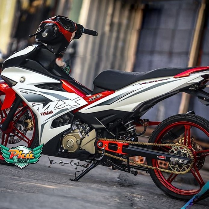 Tem rời Exciter 150 MX 2019  trắng đỏ (A)