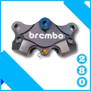 COMBO SIRIUS 4 ỐC GR5 - Heo Dầu Trước Brcmbe 2piston đối xứng + Pát CNC Gắn Trước xe SIRIUS đi đĩa size 260mm 267mm