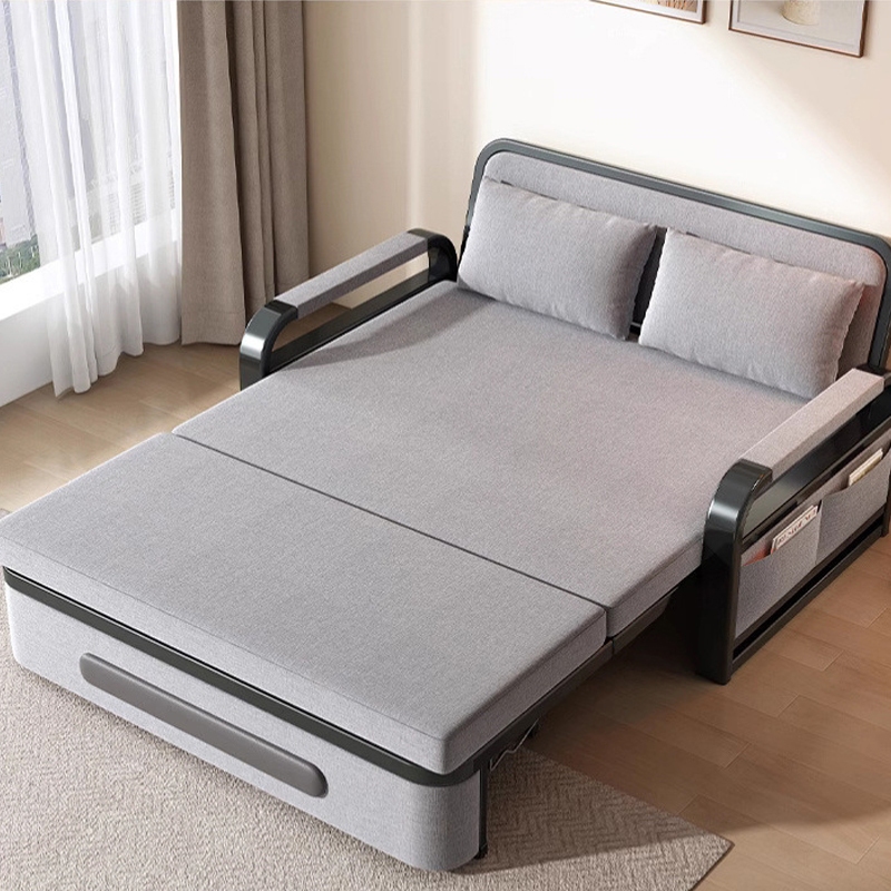 Giường sofa gấp gọn, Ghế sofa có ngăn chưa đồ,  ( Rộng 1m2 Dài 1m9 ) Tặng kèm 2 gối