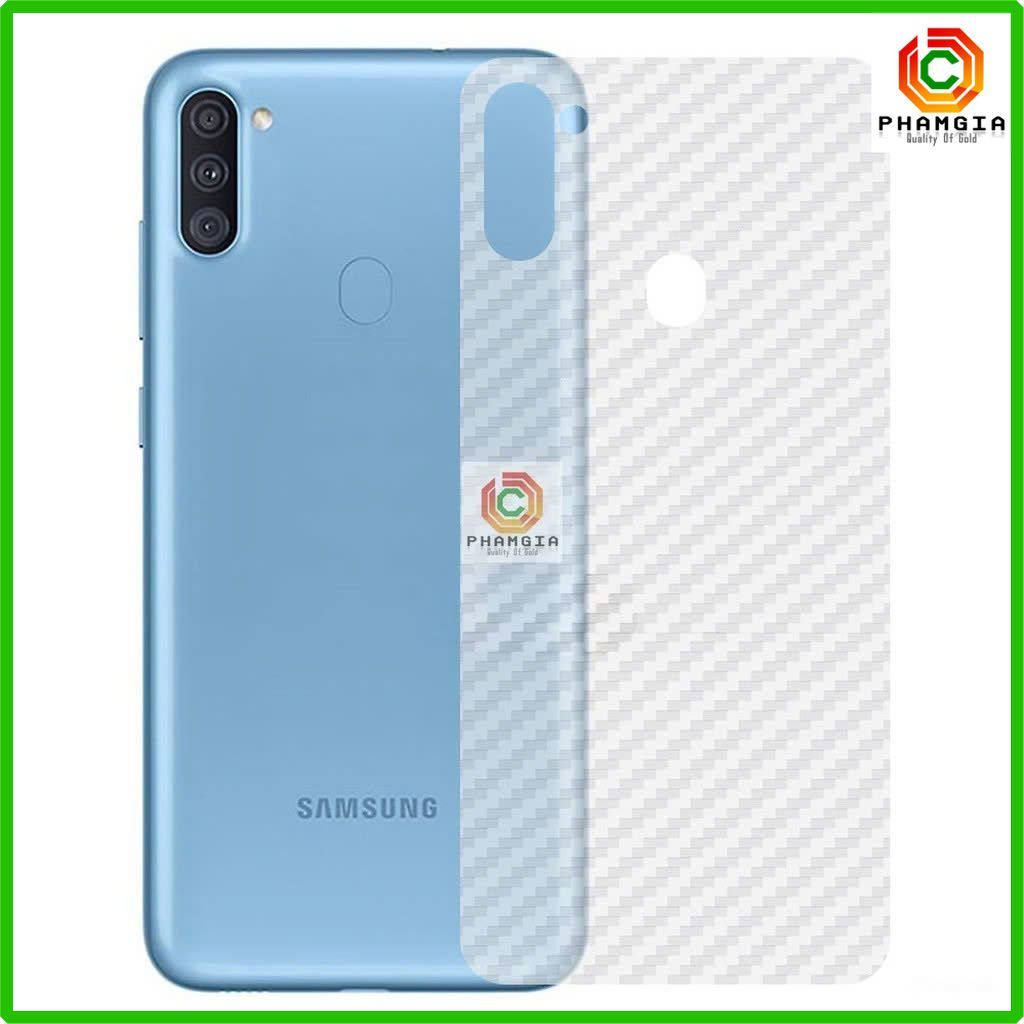 Miếng Dán Mặt Lưng Cacbon Dành Cho Các Dòng Samsung