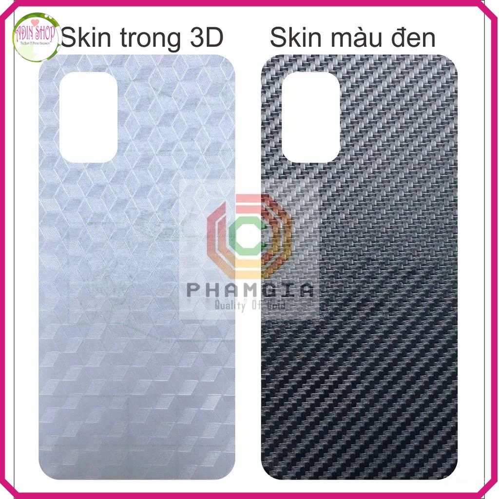 Miếng dán mặt lưng skin carbon Oneplus 8T