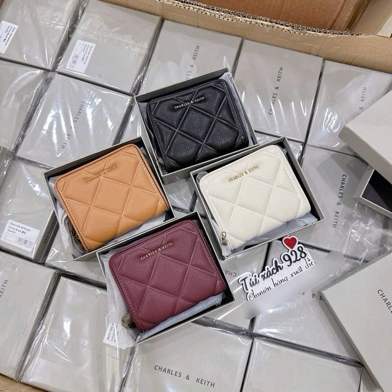 Ví C&K mini khoá kéo hàng đẹp fullbox