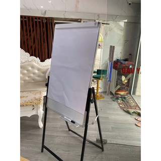 [Bảng viết bút lông] Bảng Flipchart chân gấp Eco 60X100 cm ( Kèm quà tặng)