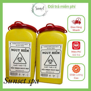 bình hủy kim, bình đựng kim tiêm 1,5 lít