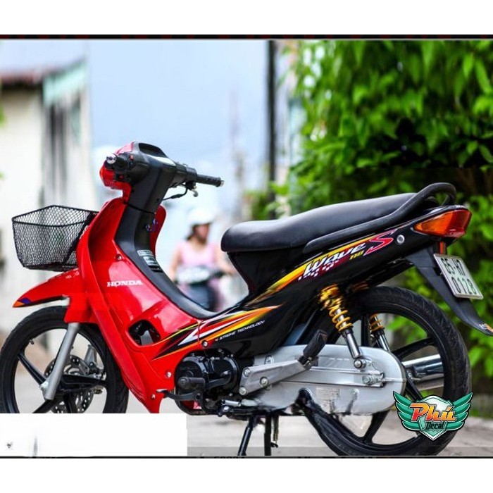 tem rời Wave S nhỏ đỏ đen (A)