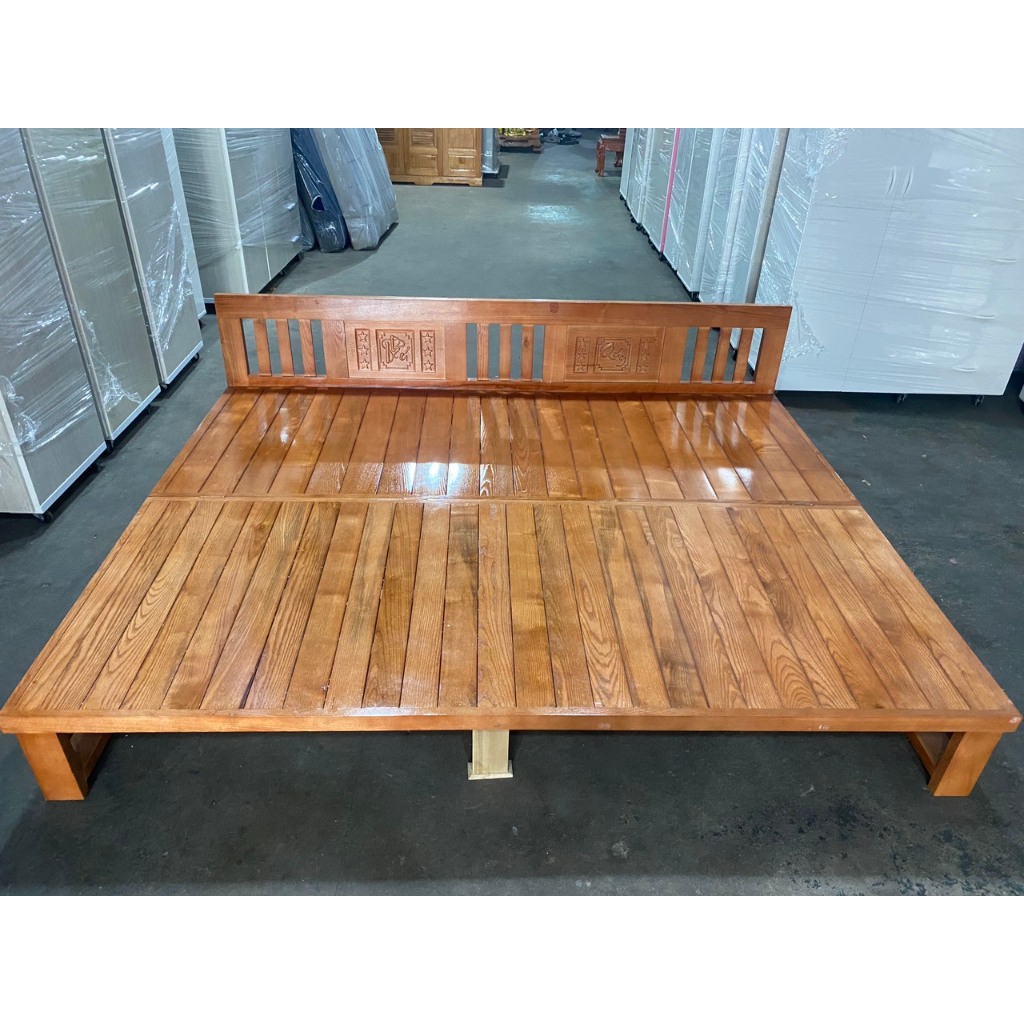 GIƯỜNG GỖ SỒI GẤP GỌN KÉO RA THÀNH GIƯỜNG - ĐẨY VÀO LÀM SOFA