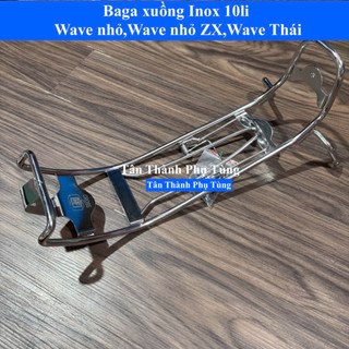  Baga xuồng inox 10li Wave nhỏ Wave ZX Wave Thái loại dày kèm ốc và cao su   Inox 201  