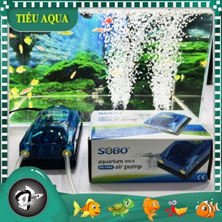 Máy Sủi Oxi Hồ Cá Hiệu SOBO 1 vòi 248A và 2 vòi 348A