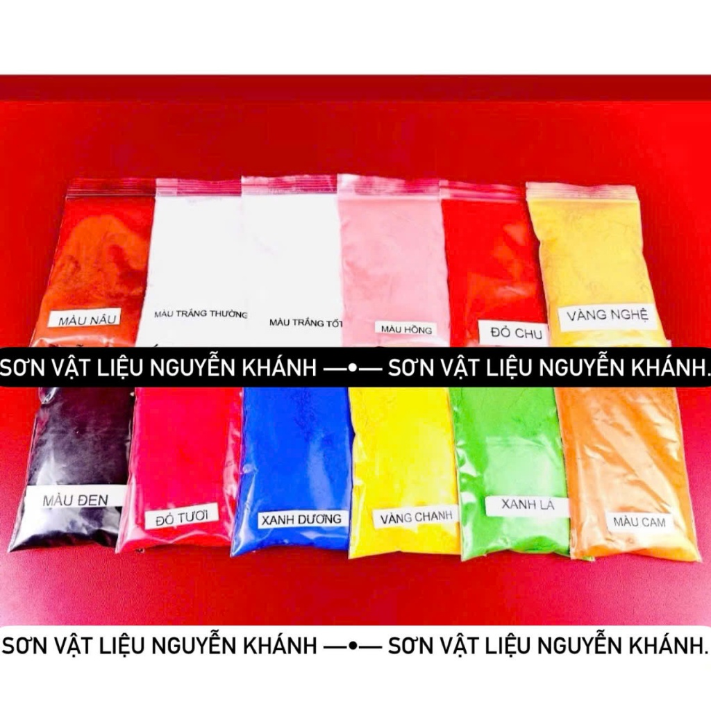 Bột màu cato (đen , đỏ chu , màu vàng,.......) 1 lạng
