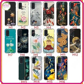 Ốp lưng Xiaomi Redmi Note 11 / Note 11s (bản quốc tế tại VN) chống sốc in hình thư pháp, cá koi đẹp