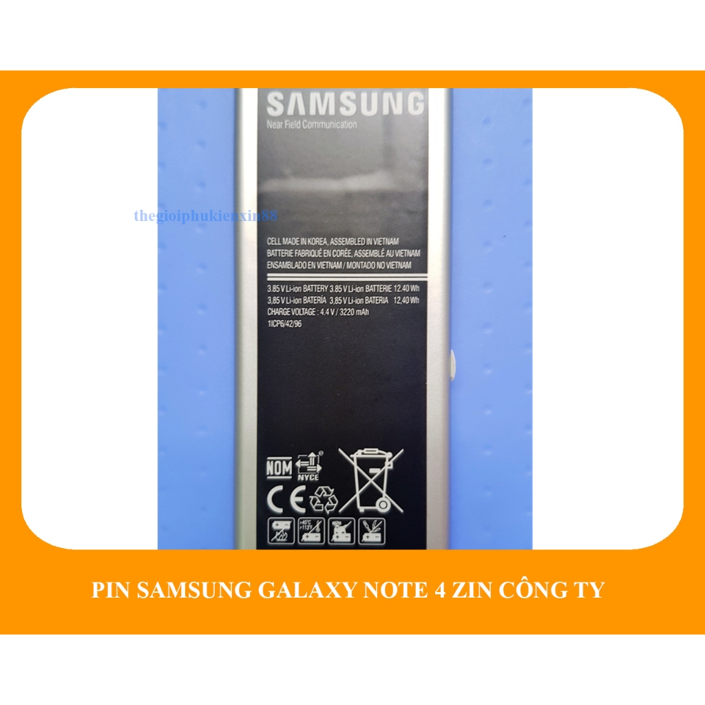 Pin Galaxy Note 4 công ty N910 | Note 4 2 Sim N9100 | Note Edge N915