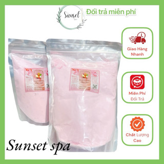 1KG Bột Mặt Nạ Mask Dẻo Hoa Hồng Collagen Đắp Mặt Nạ Thiên Nhiên - Mask Dẻo Hoa Hồng