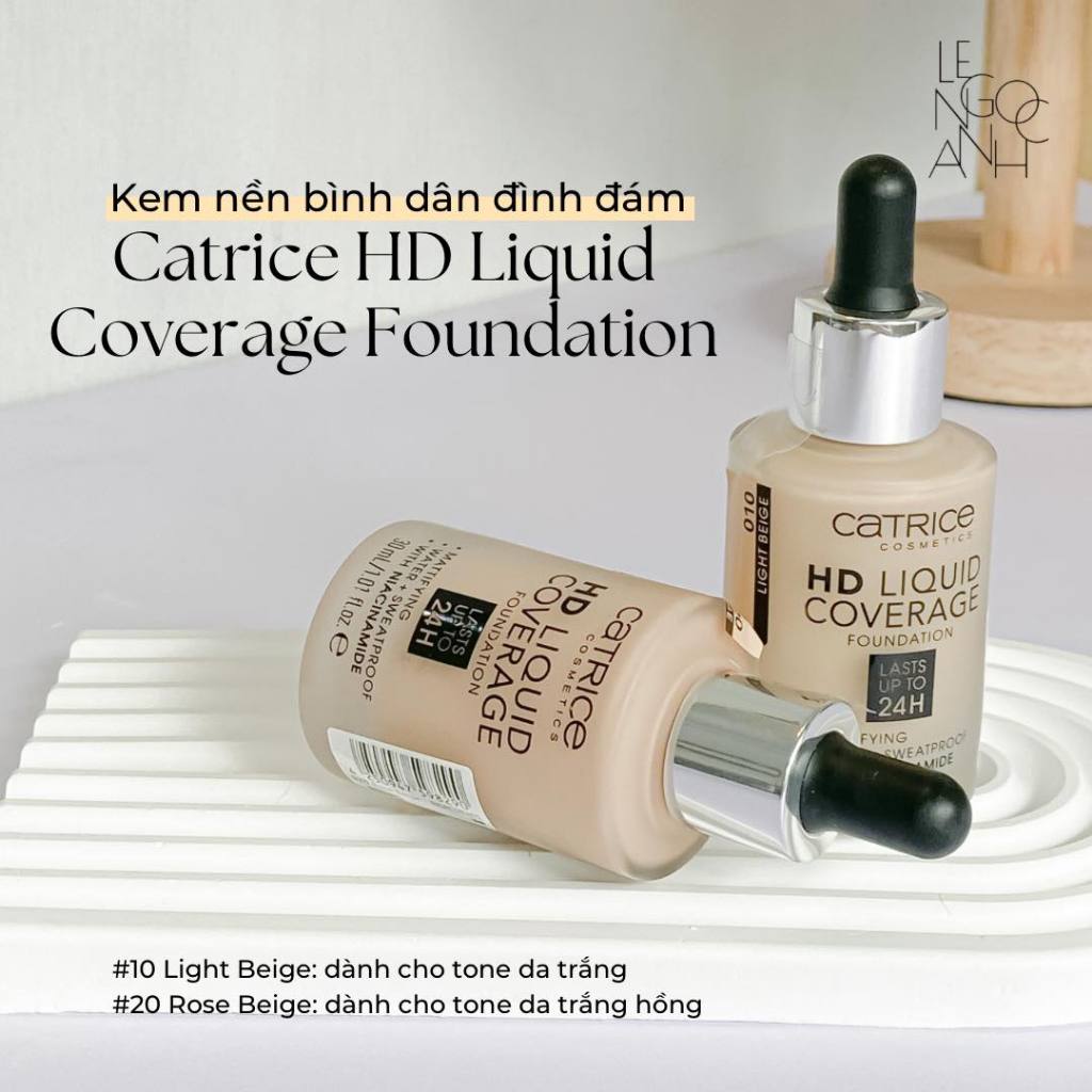 [Chính hãng] Kem Nền Catrice HD Liquid Coverage Foundation