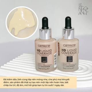 [Chính hãng] Kem Nền Catrice HD Liquid Coverage Foundation