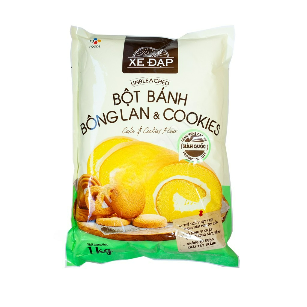 Bột bánh bông lan, Bột mì số 8 CJ FOOD (1kg)