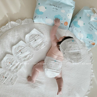 [Combo 4 bịch] Tã/bỉm ELPRAIRE Hàn Quốc dán/quần đủ size - Paddy Baby