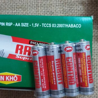 Pin Con Thỏ AA Đồng Hồ (Hộp 40 Viên)
