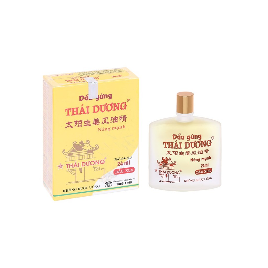 Dầu gừng Thái Dương chai 24ml