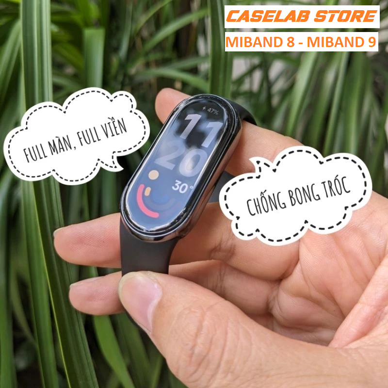 Miếng dán PPF full màn và viền cho Xiaomi Band 10, Band 9 pro, Band 8, Miband 7 pro