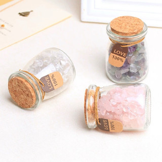 Hũ Thuỷ Tinh Pudding Lùn Nắp Gỗ Ép 100ml