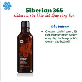 Dầu mát xa - Siberian Pure Herbs Collection Extra Rich Massage Balsam-Siberian Wellness-250ml