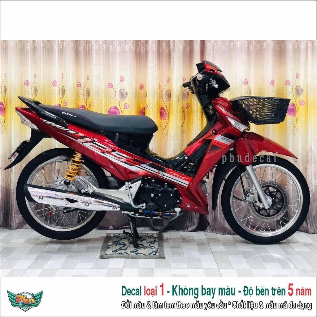 Tem rời Future X Chế Wave 125 đỏ (5)