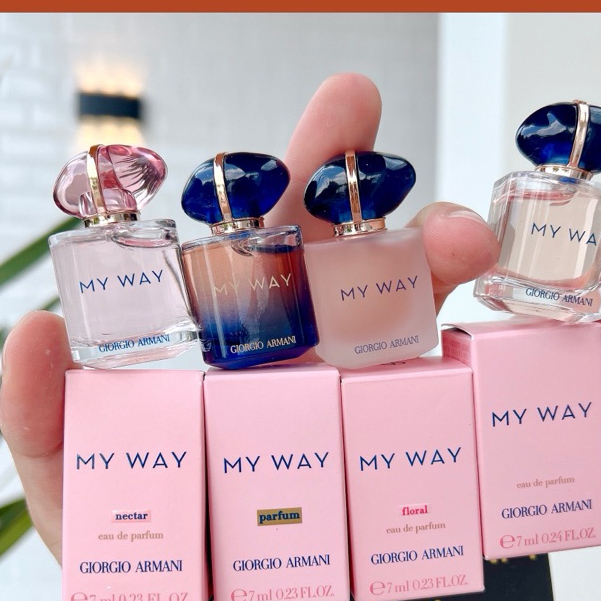 Nước hoa mini nữ MY WAY Edp - Floral - Nectar - Parfum 7ml