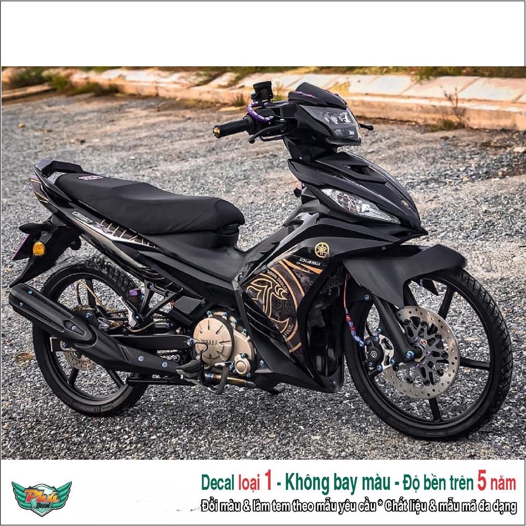 Tem rời Exciter 135 Lc đen indo (A)