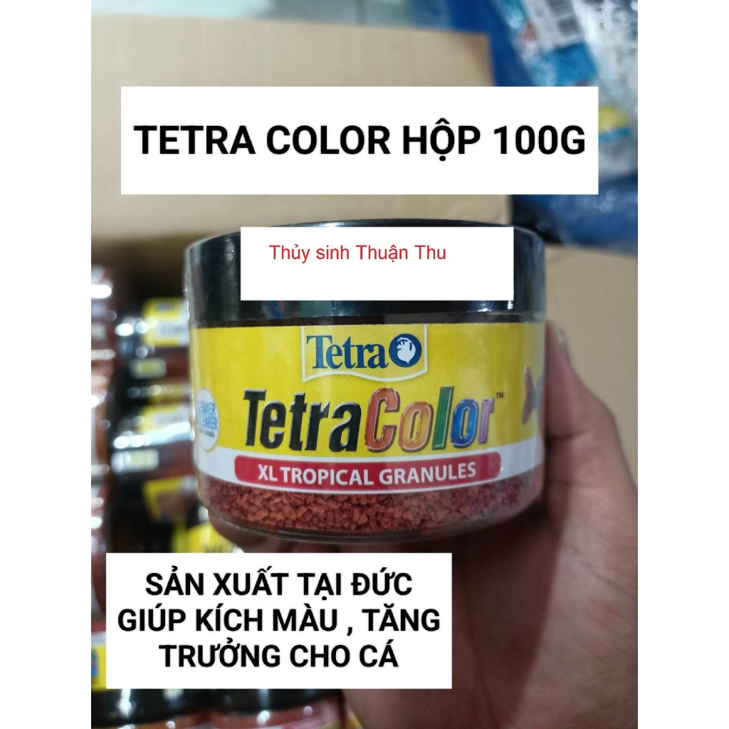 Thức ăn kích màu cá Tetra Color ( nguyên hộp 100g)