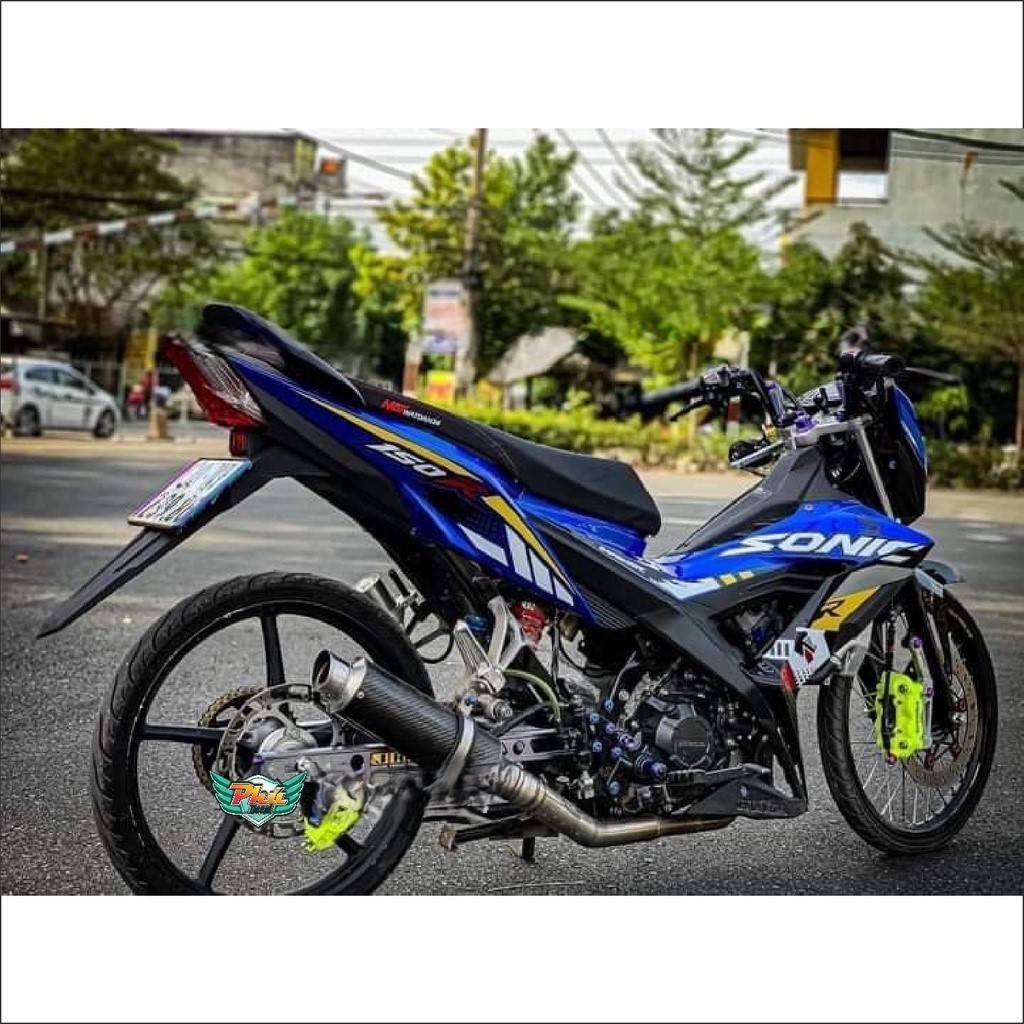 Tem rời xe Sonic xanh (A)