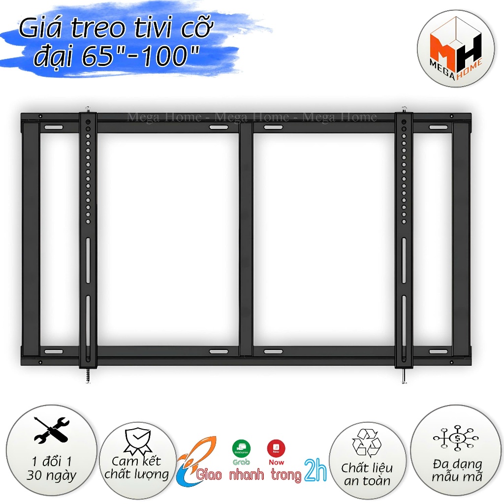 Giá treo tivi 65 - 100 inch chuyên dụng cho tivi màn hình lớn (loại dày, chịu lực cao)