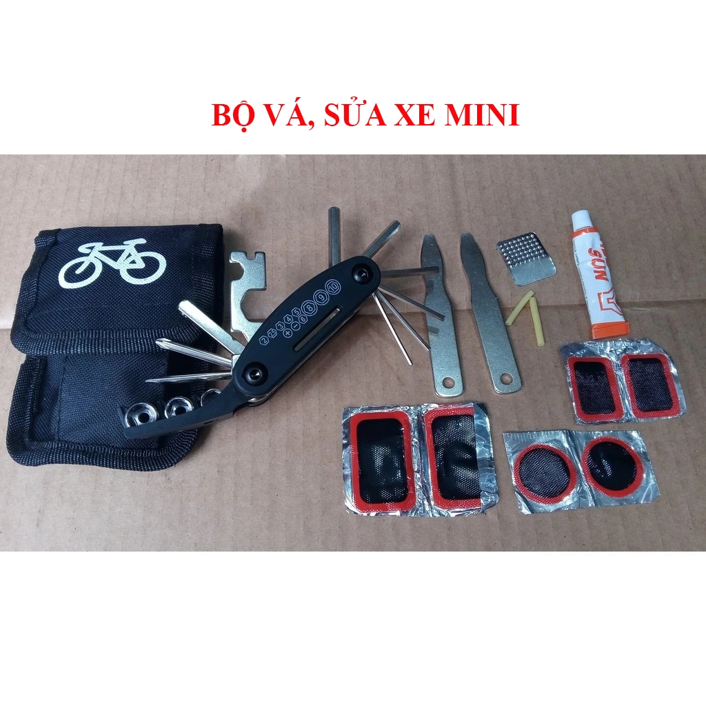 Bộ vá, sửa xe đạp mini - Rẻ nhất HN