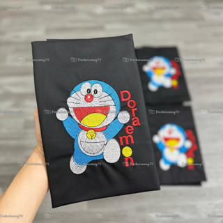 Da yên thái thêu hình Doremon