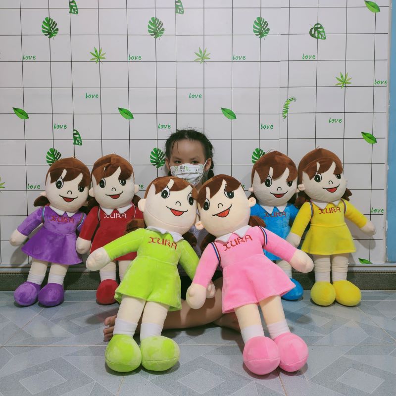 GẤU BÔNG XUKA CHO BÉ HÀNG CAO CẤP ĐÁNG YÊU ĐỒ CHƠI NOBITA CHO BÉ