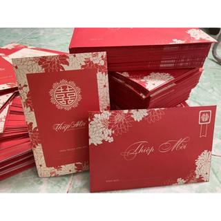 Thiệp cưới đỏ BB59